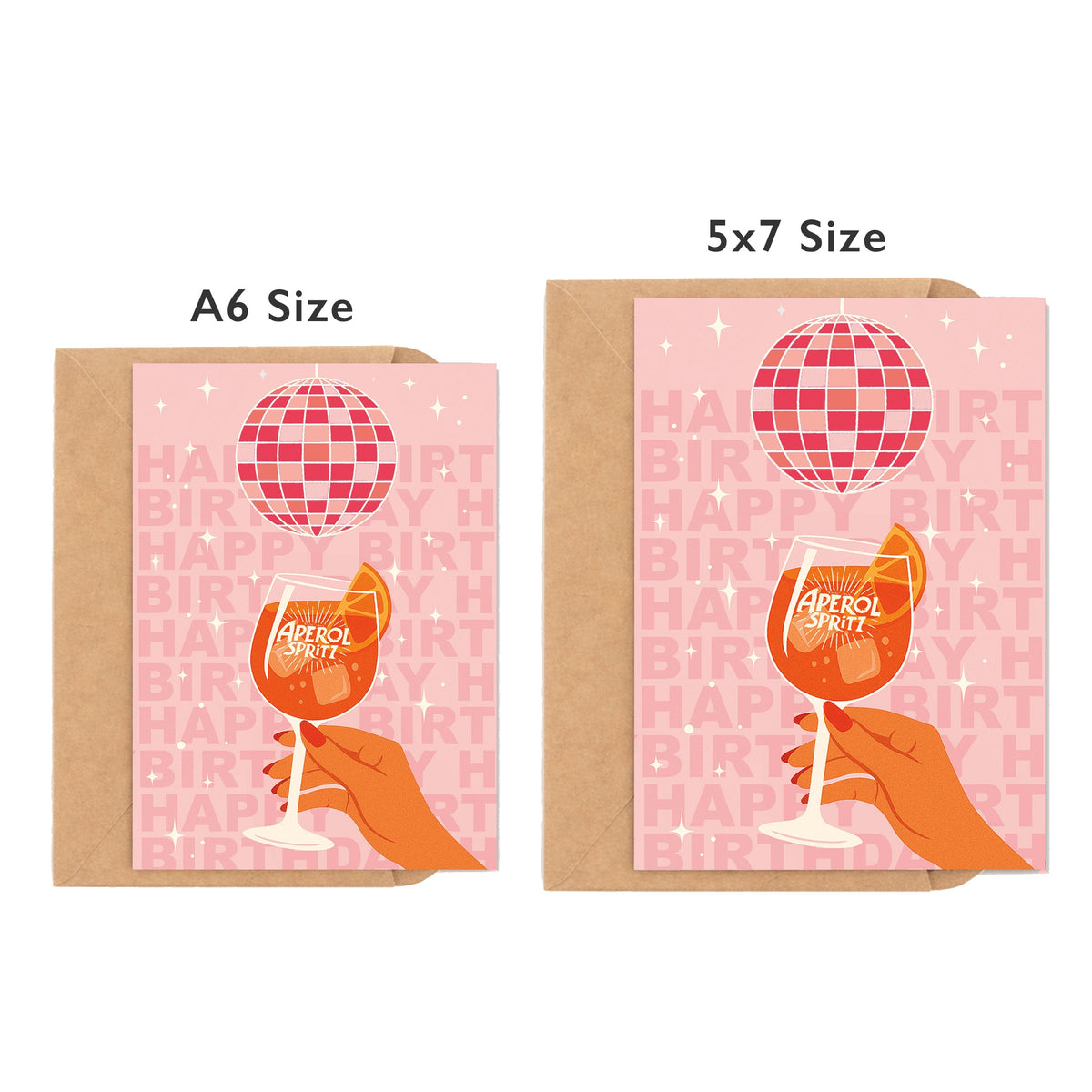 Aperol Spritz Birthday Card
