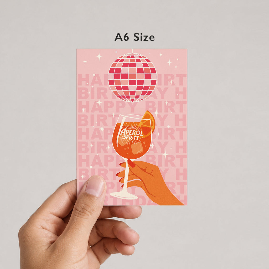 Aperol Spritz Birthday Card