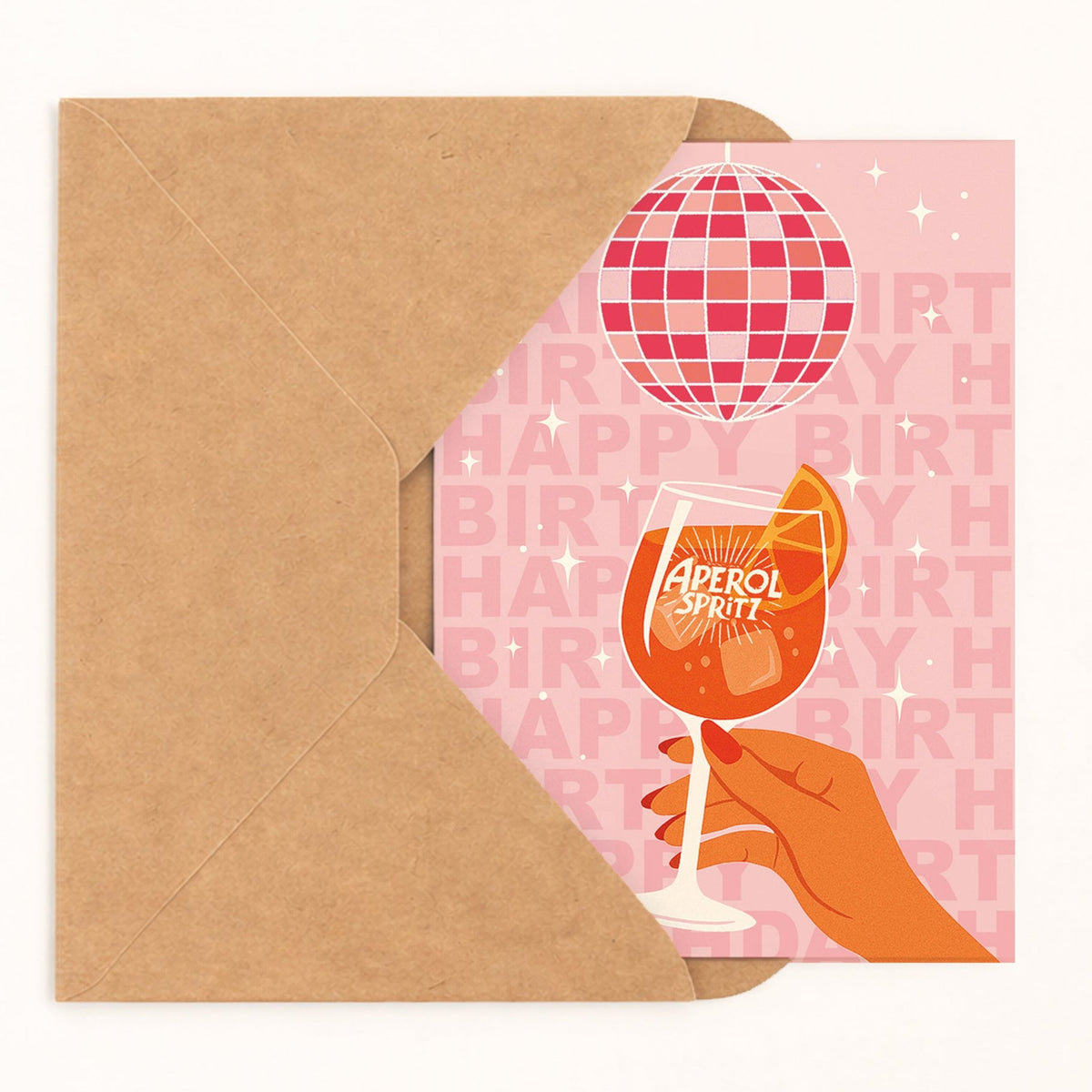 Aperol Spritz Birthday Card