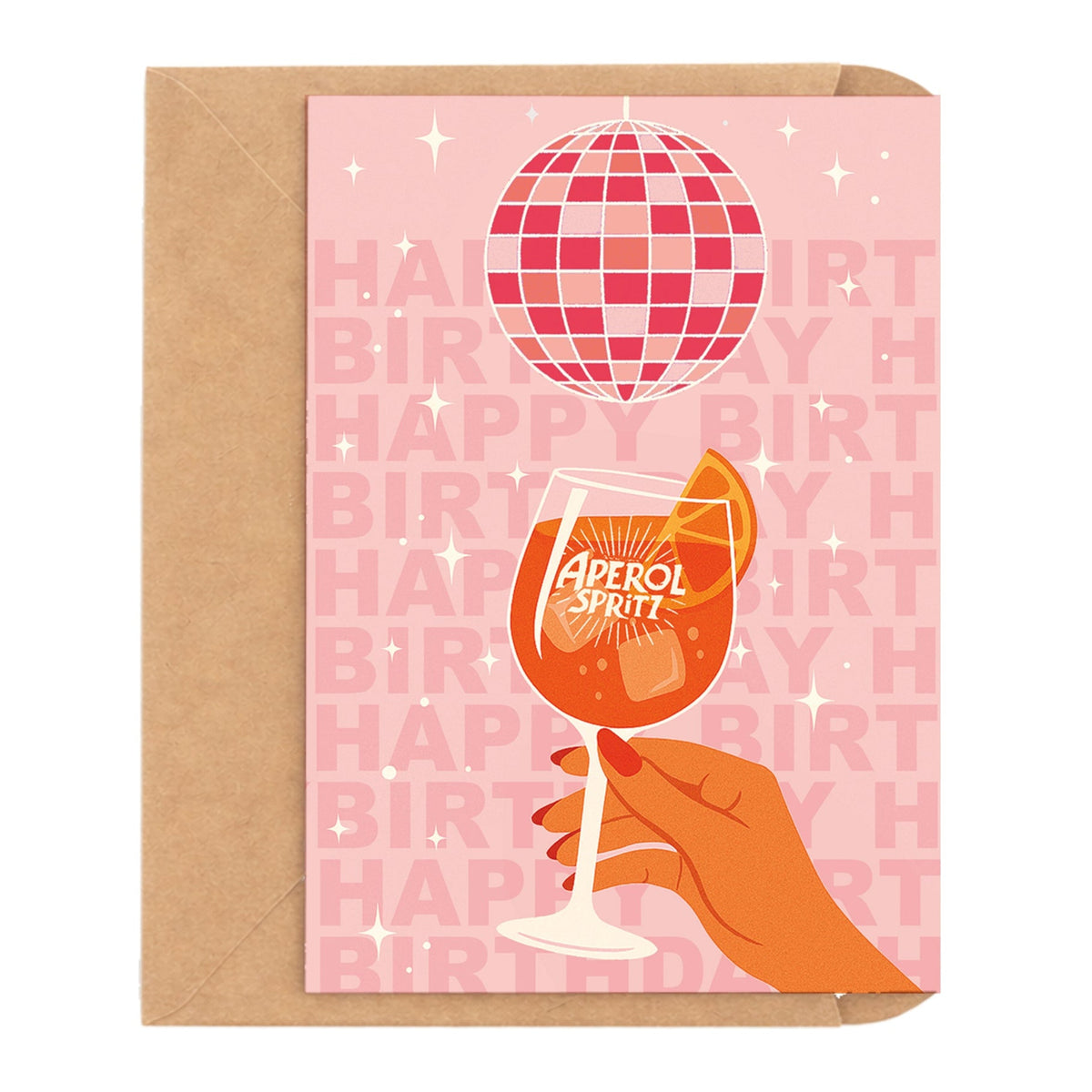 Aperol Spritz Birthday Card