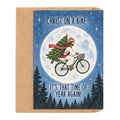 Christ On A Bike, It's That Time Of Year Again! Movie-Inspired Christmas Card by DropInkStudio