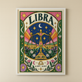 Libra Zodiac Art Print