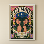Gemini Zodiac Art Print