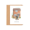 Personalised New Home Portrait Card & Print | Custom House Illustration