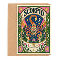 Scorpio Zodiac Birthday Card by DropInkStudio