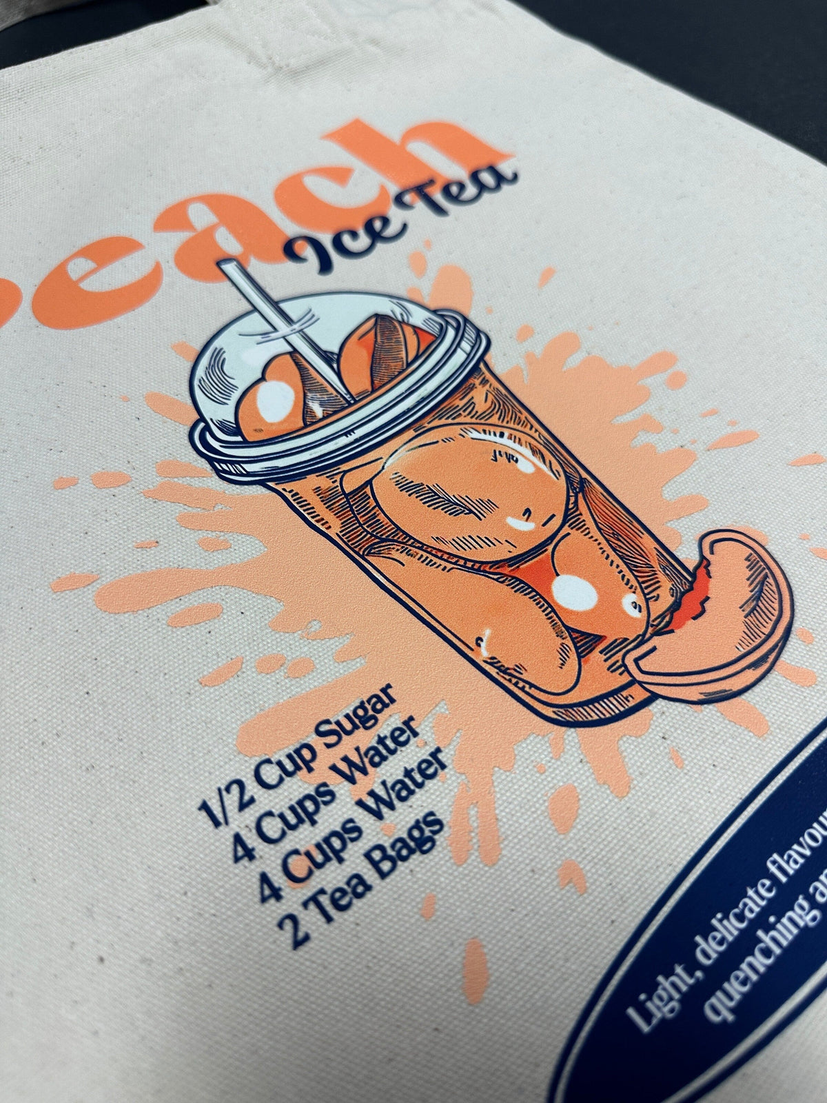 Peach Iced Tea Tote Bag - image 3