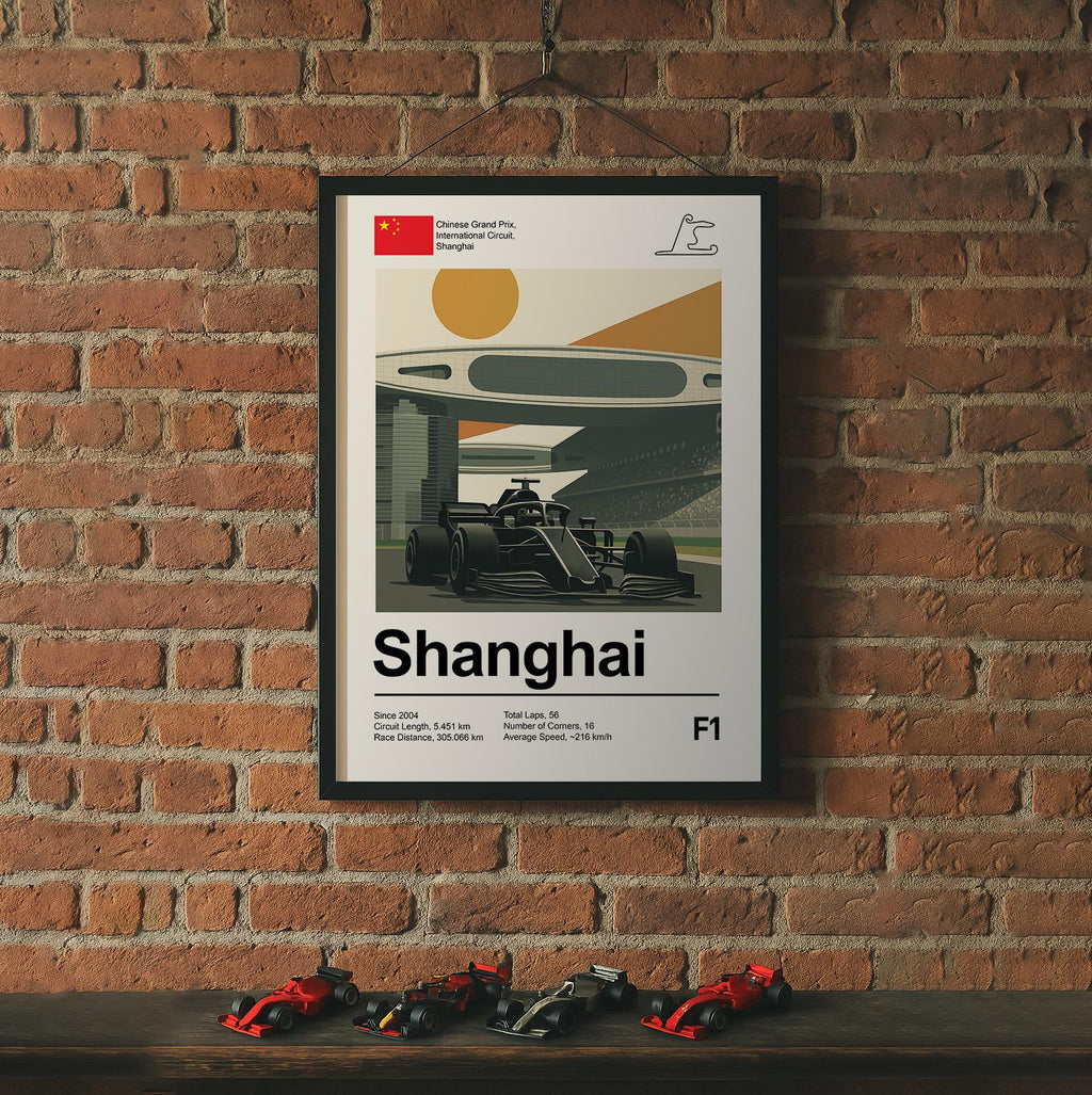 Shanghai Race Circuit Art Print