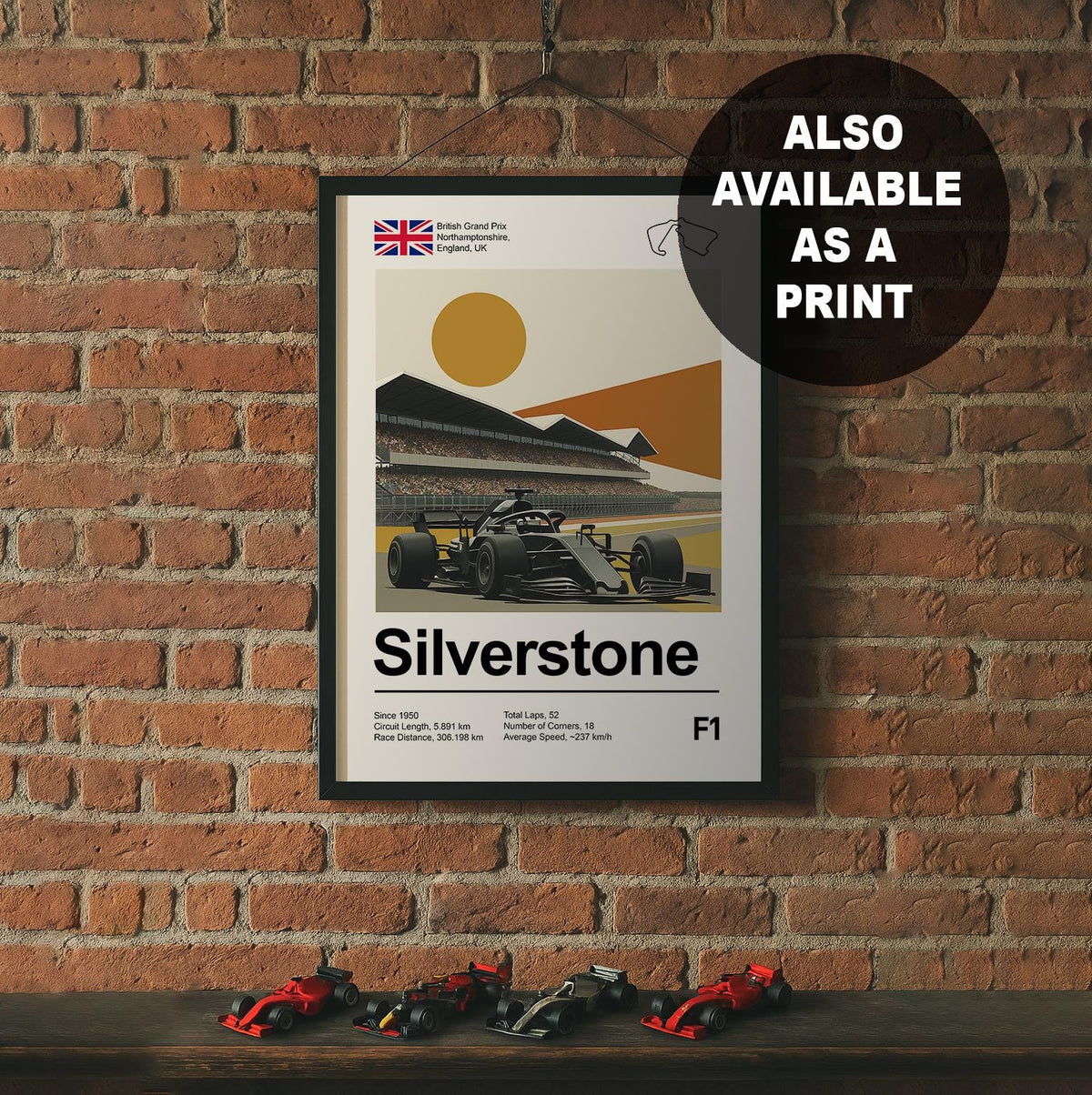 Silverstone Race Circuit T-Shirt - image 3