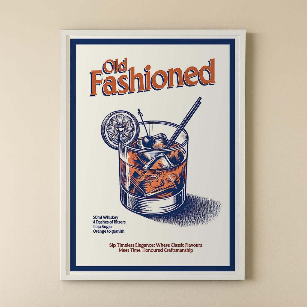 Retro Cocktail Recipe Print - image 7
