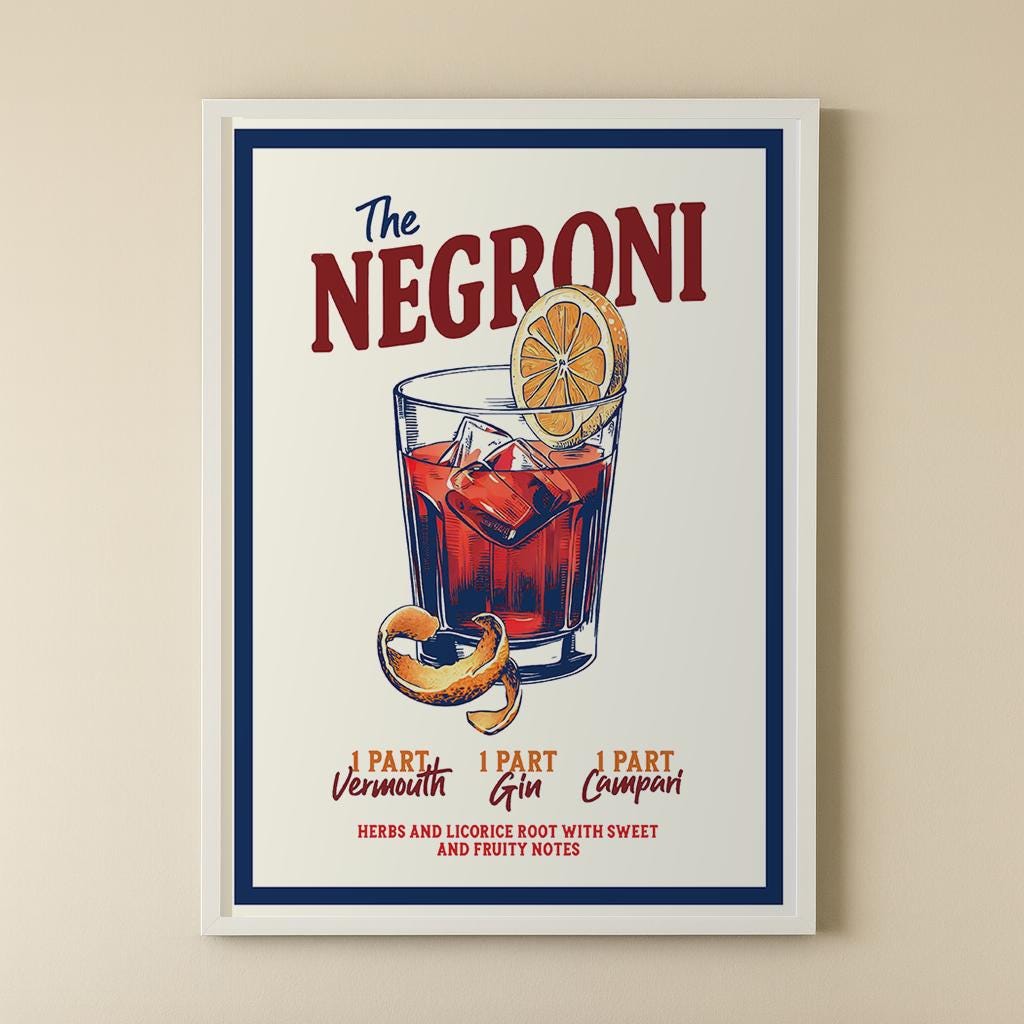 Retro Cocktail Recipe Print - image 6
