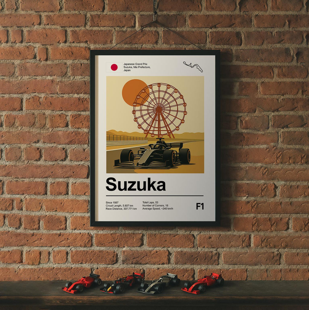 Suzuka Race Circuit Art Print