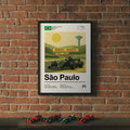Brazil Race Circuit Art Print