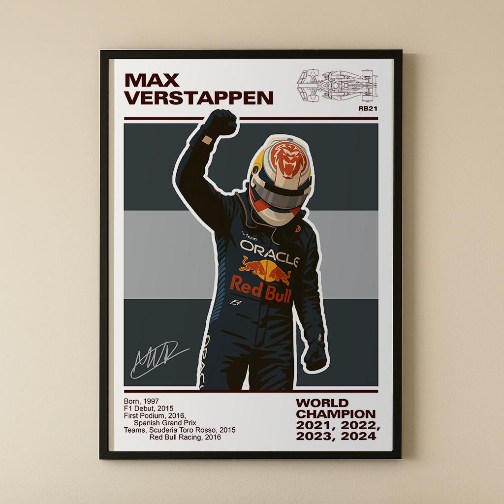Max Verstappen World Champion Print - image 2