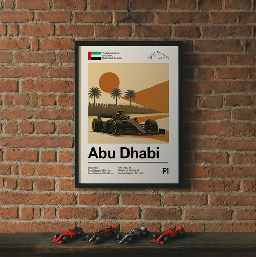 Abu Dhabi Race Circuit Art Print