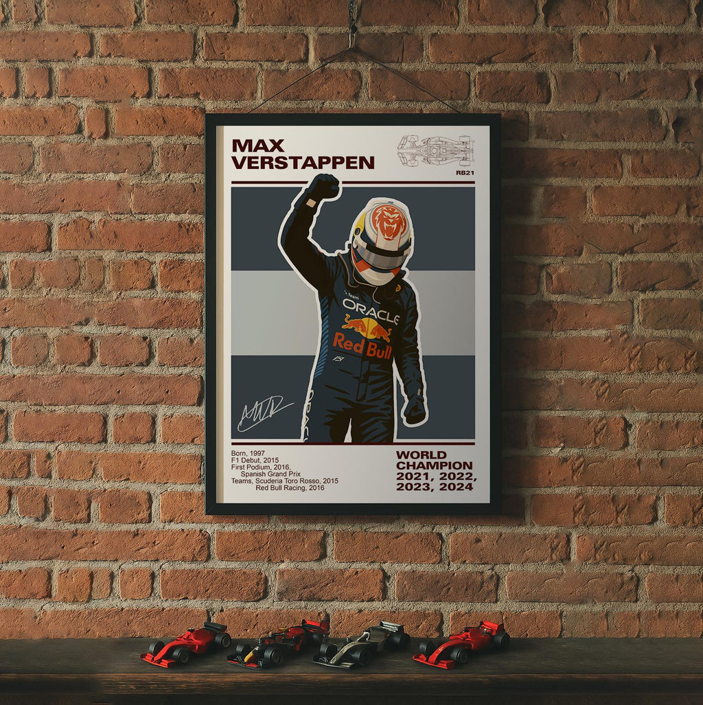 Max Verstappen World Champion Print - image 1