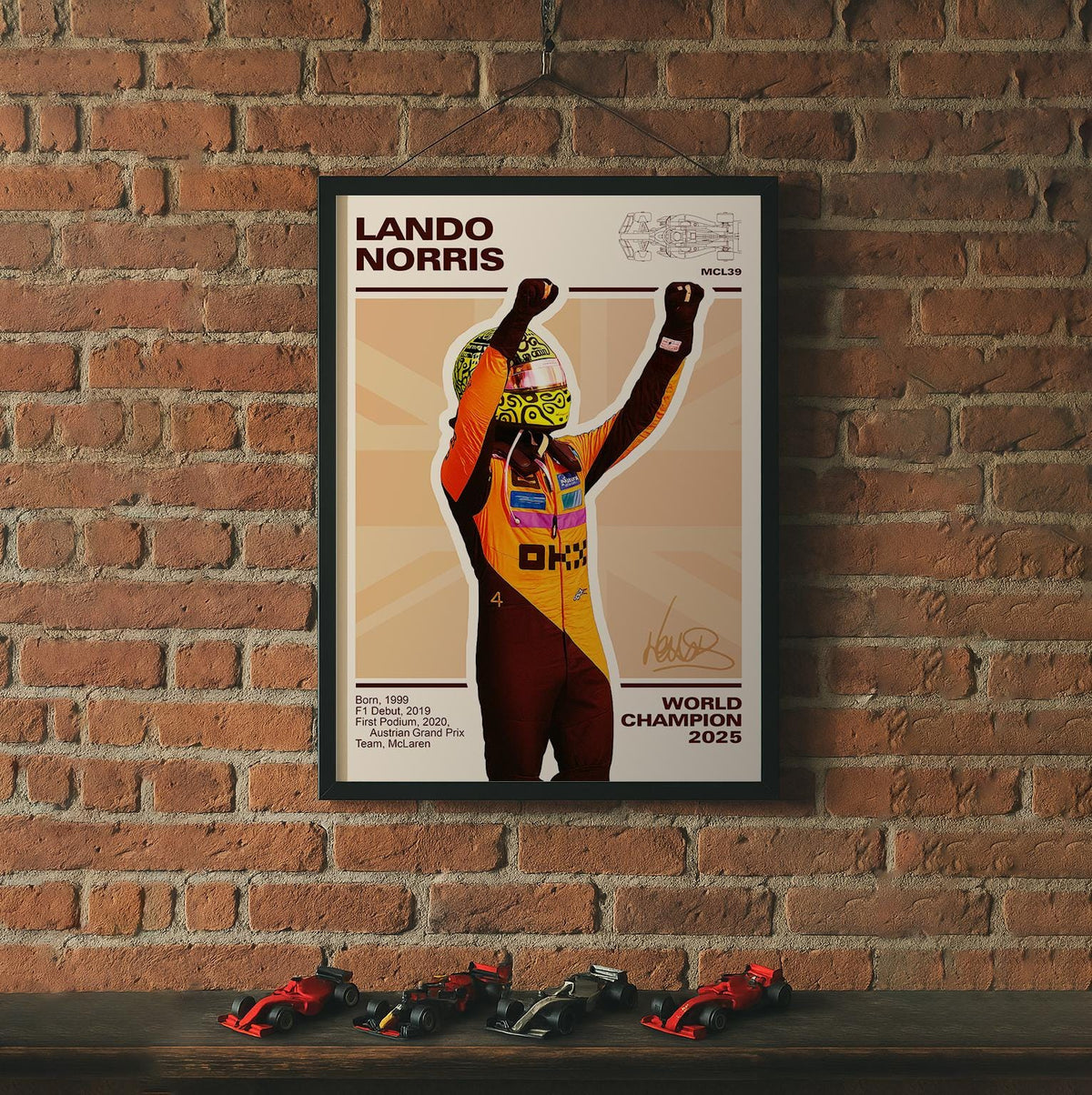 Lando World Champion 2025 Print - image 1