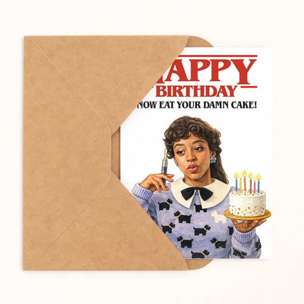Happy Birthday, Now Eat Your Damn Cake! Card - image 2