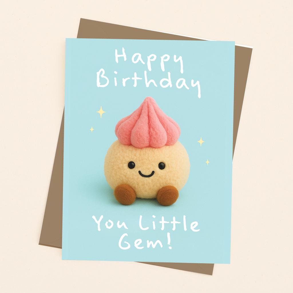 Happy Birthday You Little Gem! Birthday Card - image 1