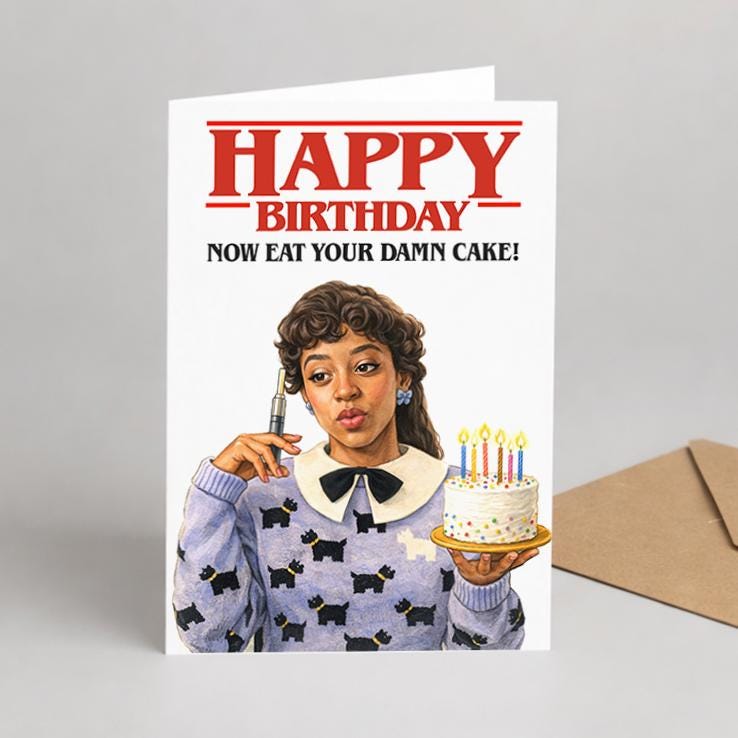Happy Birthday, Now Eat Your Damn Cake! Card - image 4