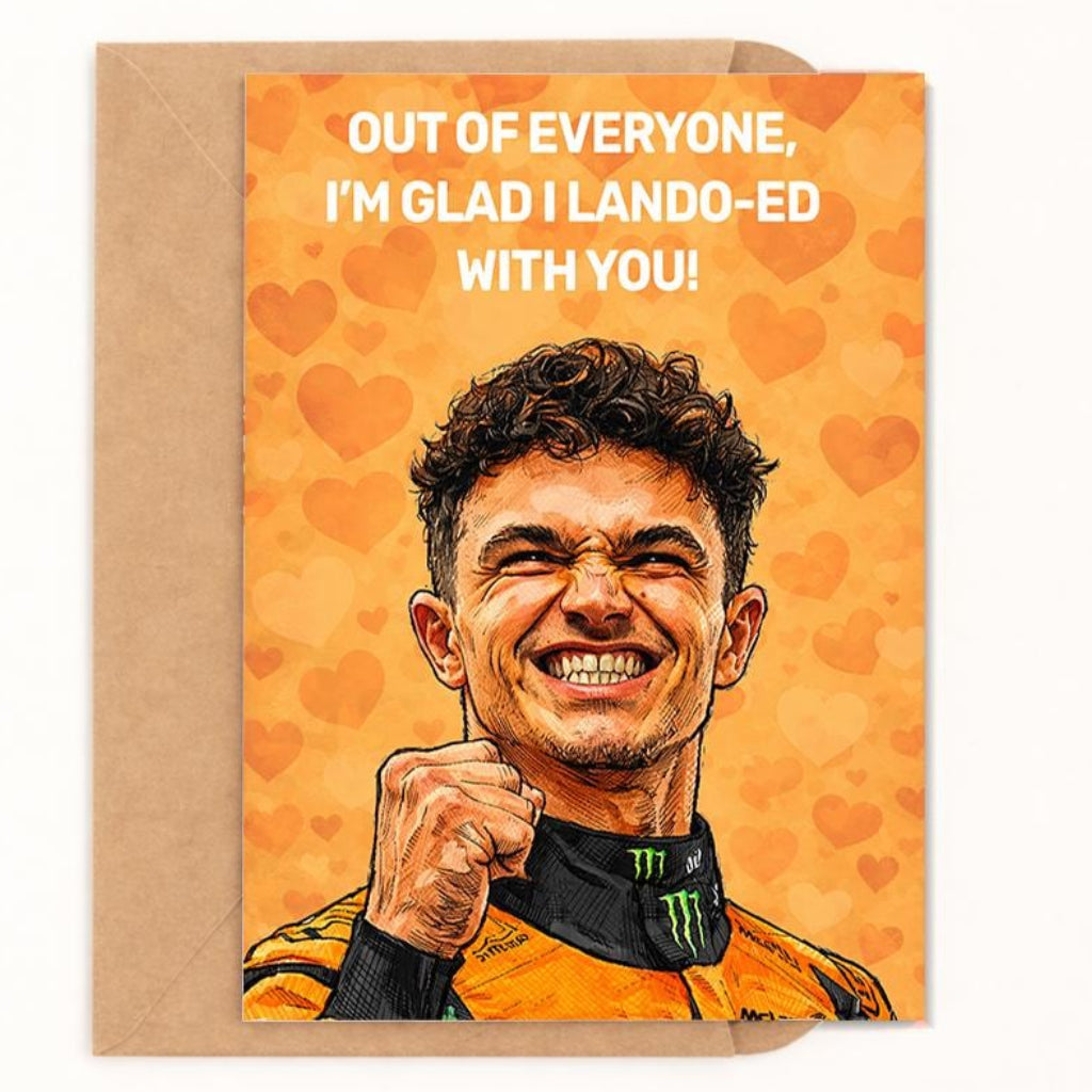 I’m Glad I Lando-ed With You Anniversary Card - image 1