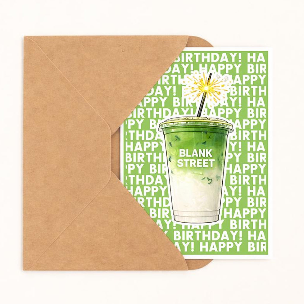 Matcha Latte Birthday Card - image 2