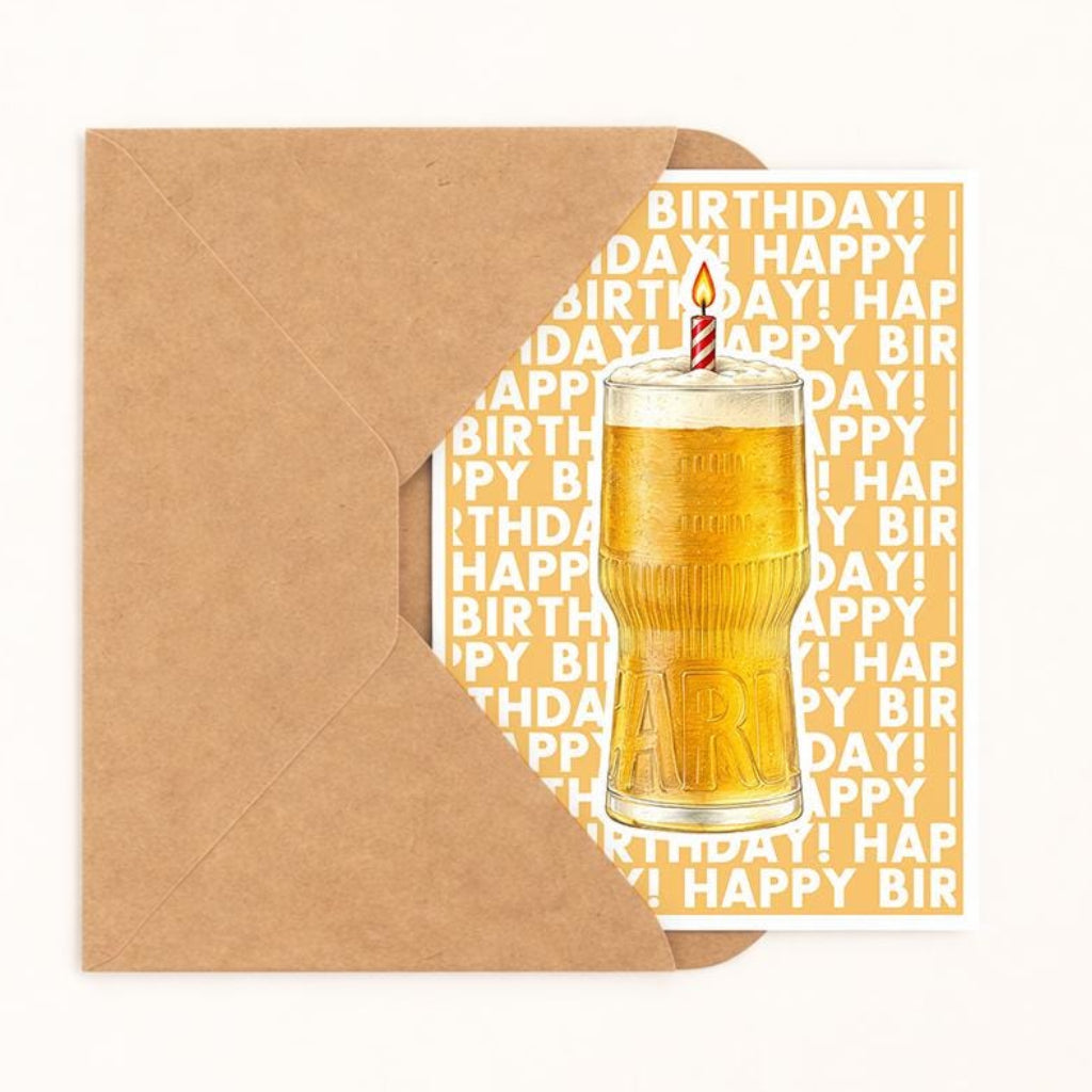 London Beer Birthday Card - image 2