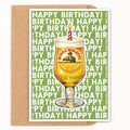 Italian Beer Birthday Card - image 1