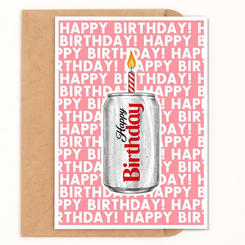 Diet Cola Birthday Card - image 1