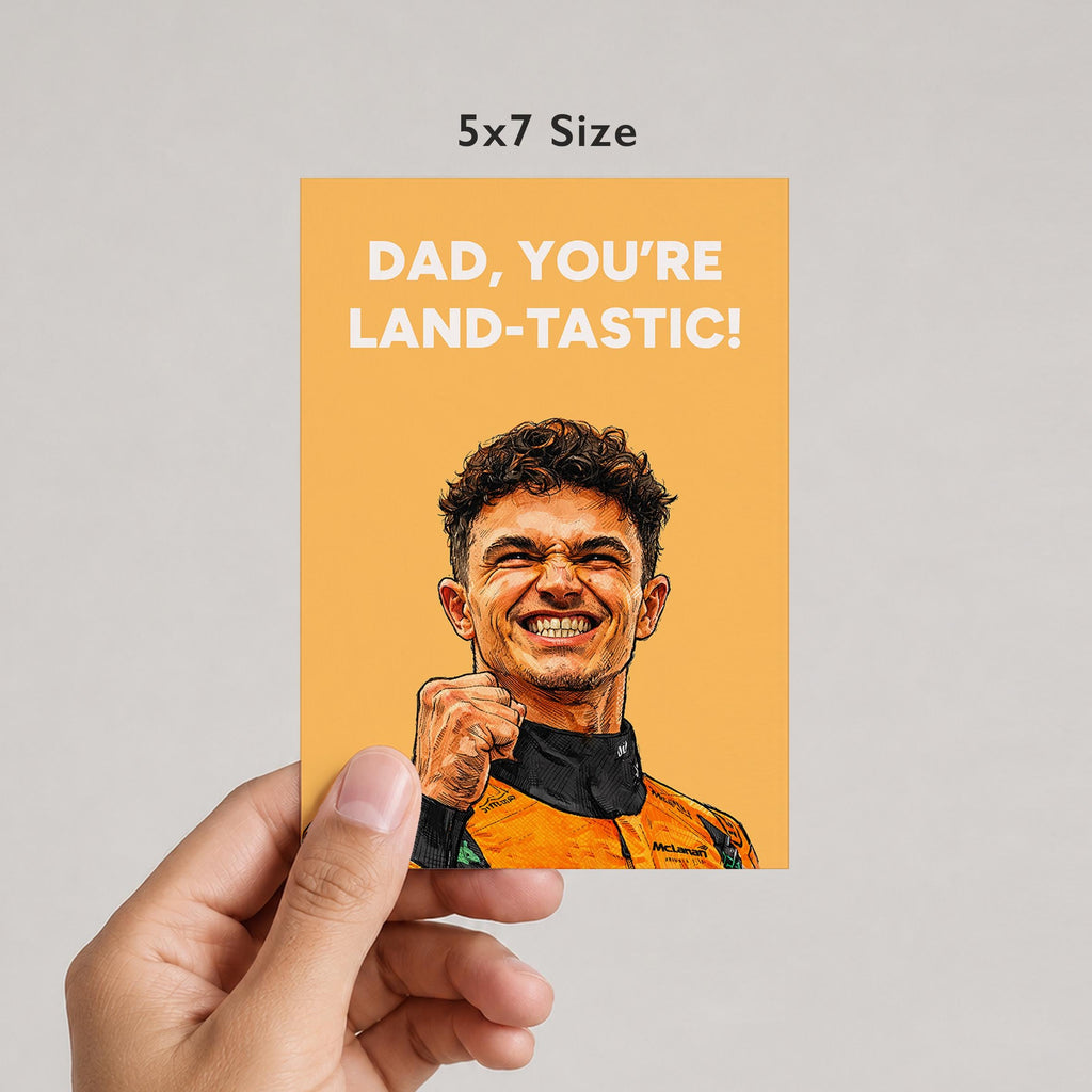 Dad You're Land-tastic! Father's Day Card - image 3