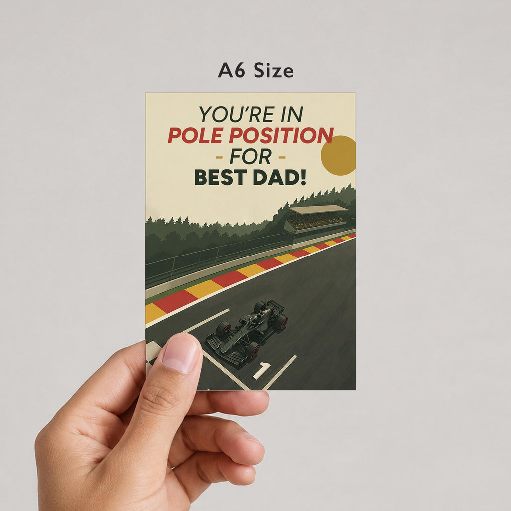 Pole Position For Best Dad Father's Day Card - image 4