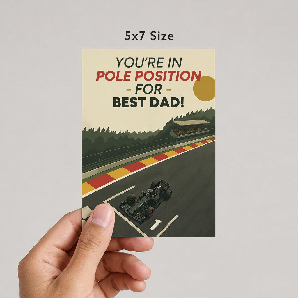 Pole Position For Best Dad Father's Day Card - image 5