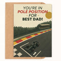 Pole Position For Best Dad Father's Day Card - image 1
