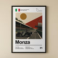 Monza Race Circuit Art Print