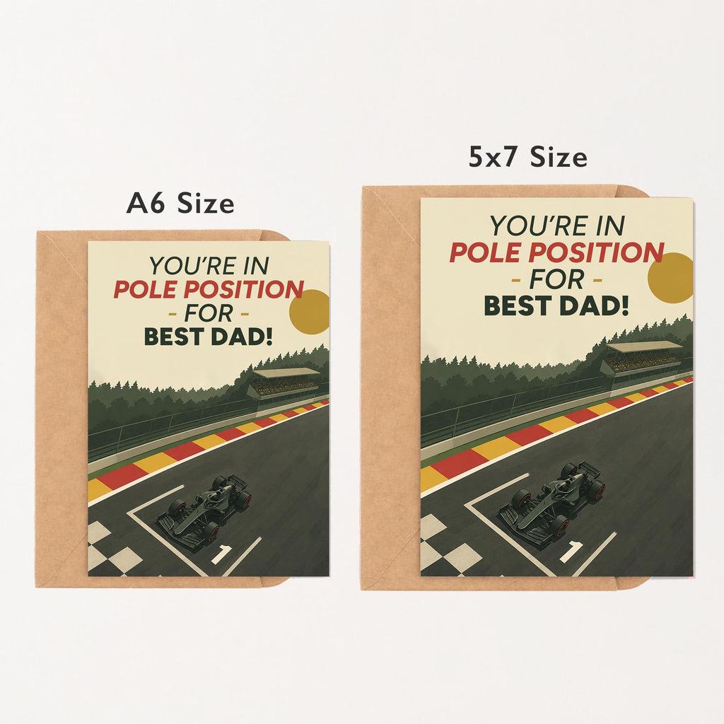 Pole Position For Best Dad Father's Day Card - image 3