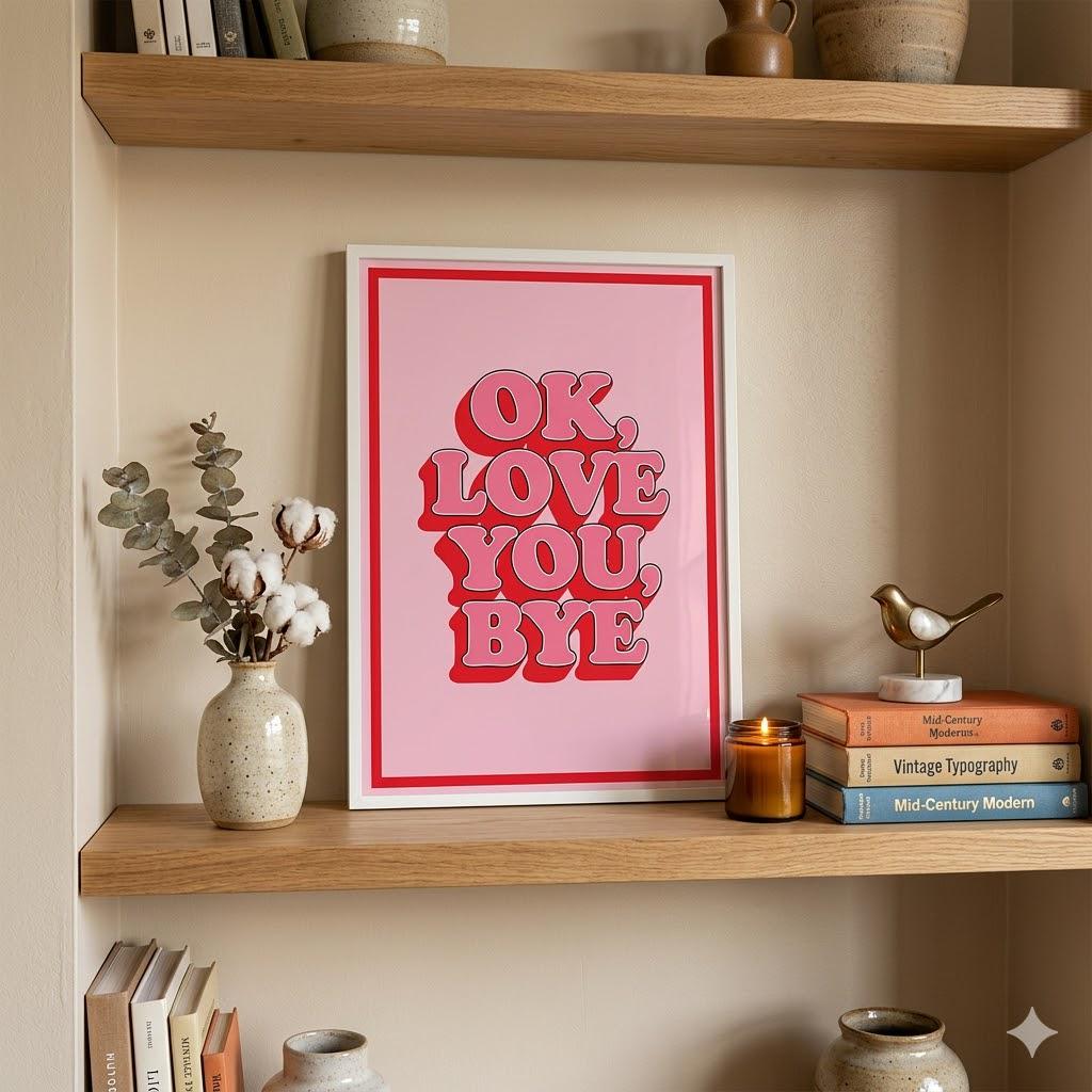 Ok, Love You Bye Print - image 3