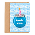 Buzzin’ Into Another Year Birthday Card - image 1
