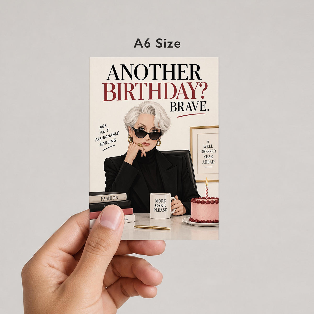 Another Birthday? Brave. Birthday Card - image 4