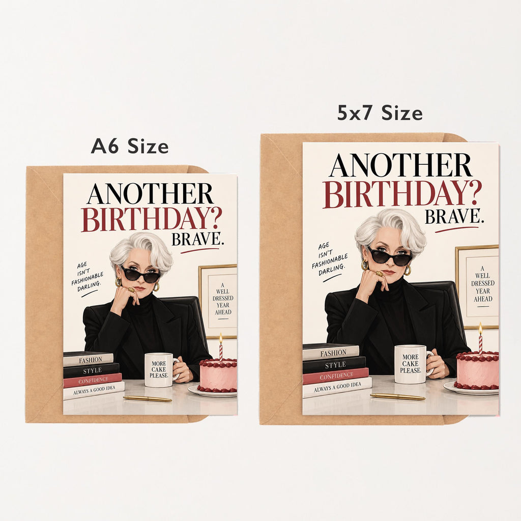 Another Birthday? Brave. Birthday Card - image 5