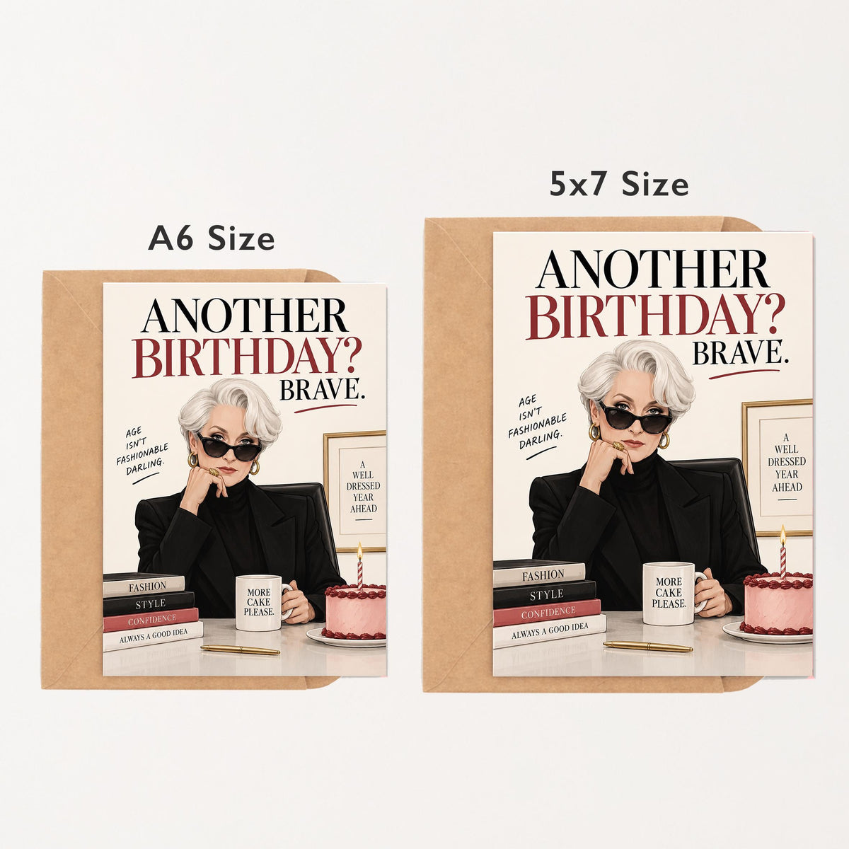 Another Birthday? Brave. Birthday Card - image 5