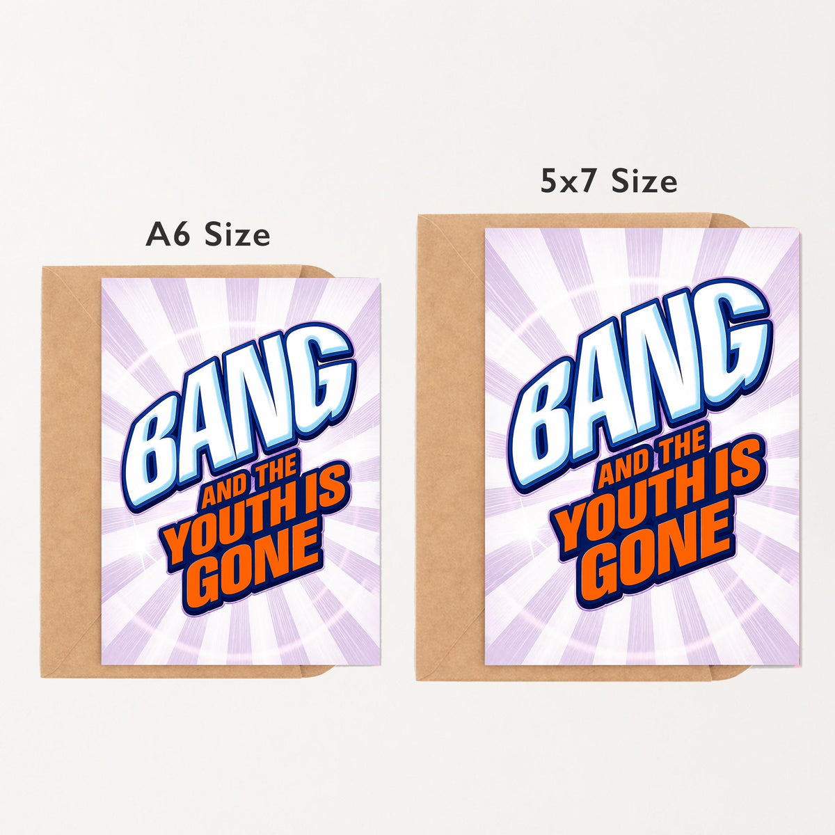 Bang And The Youth Is Gone Birthday Card - image 5