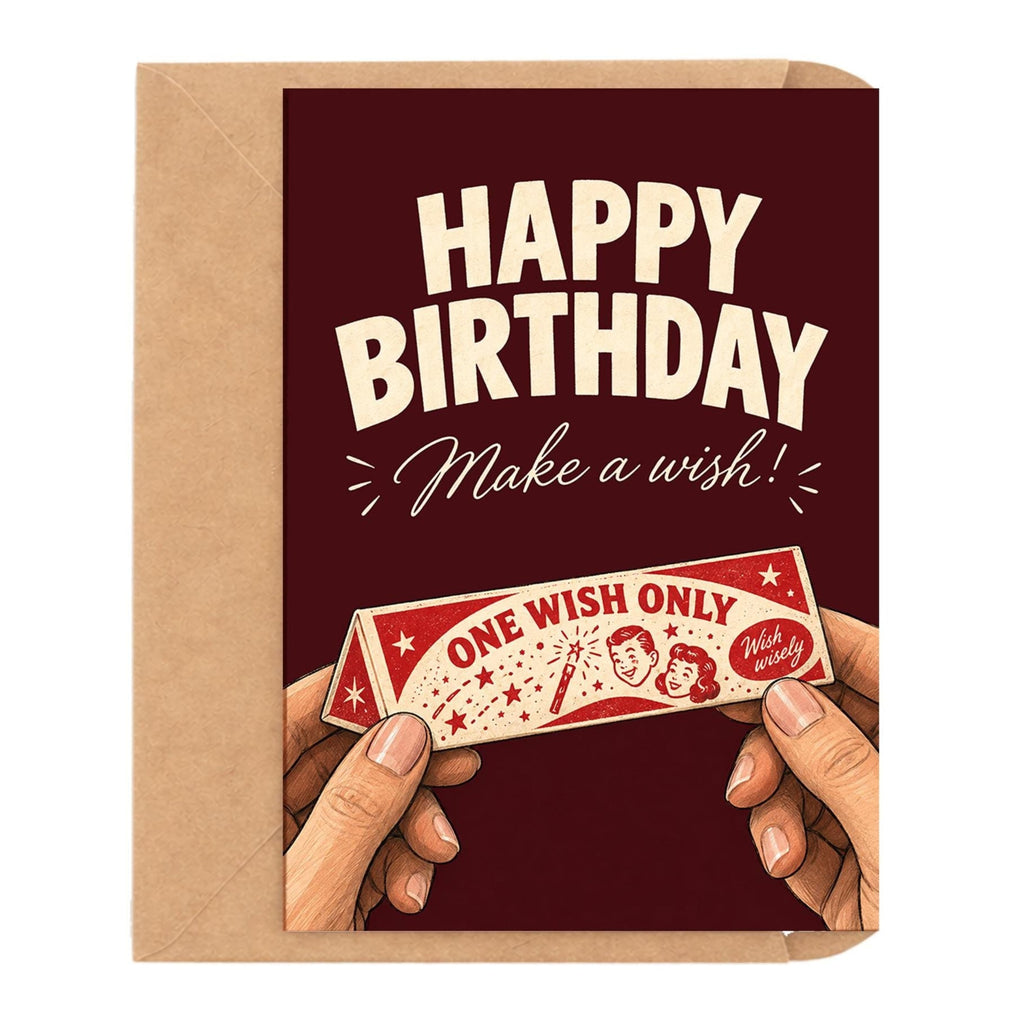 Happy Birthday Make A Wish Card - image 1