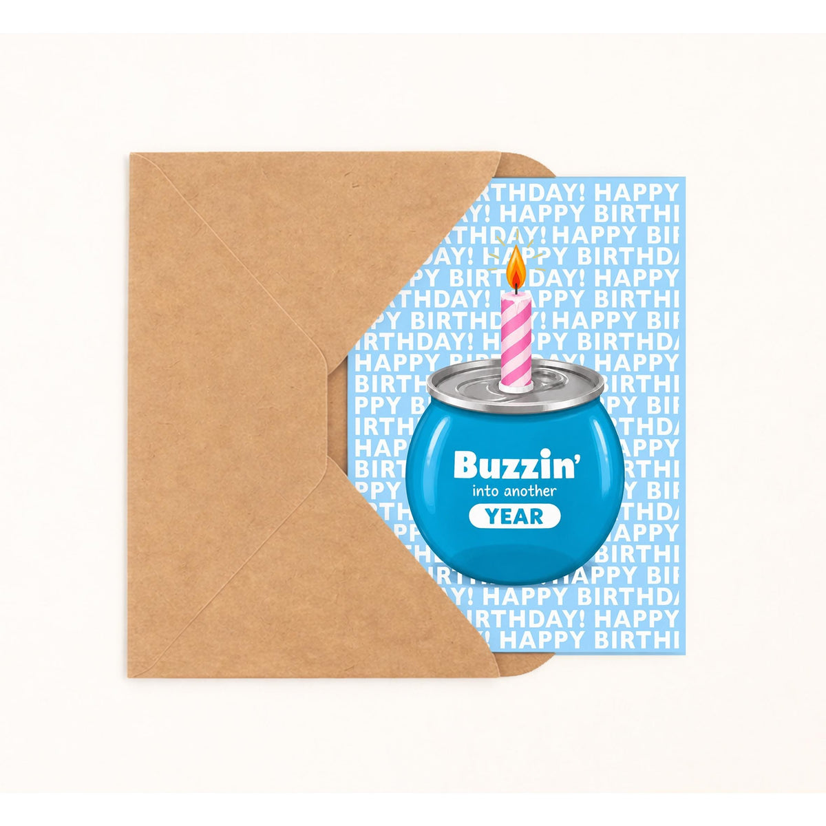 Buzzin’ Into Another Year Birthday Card - image 2