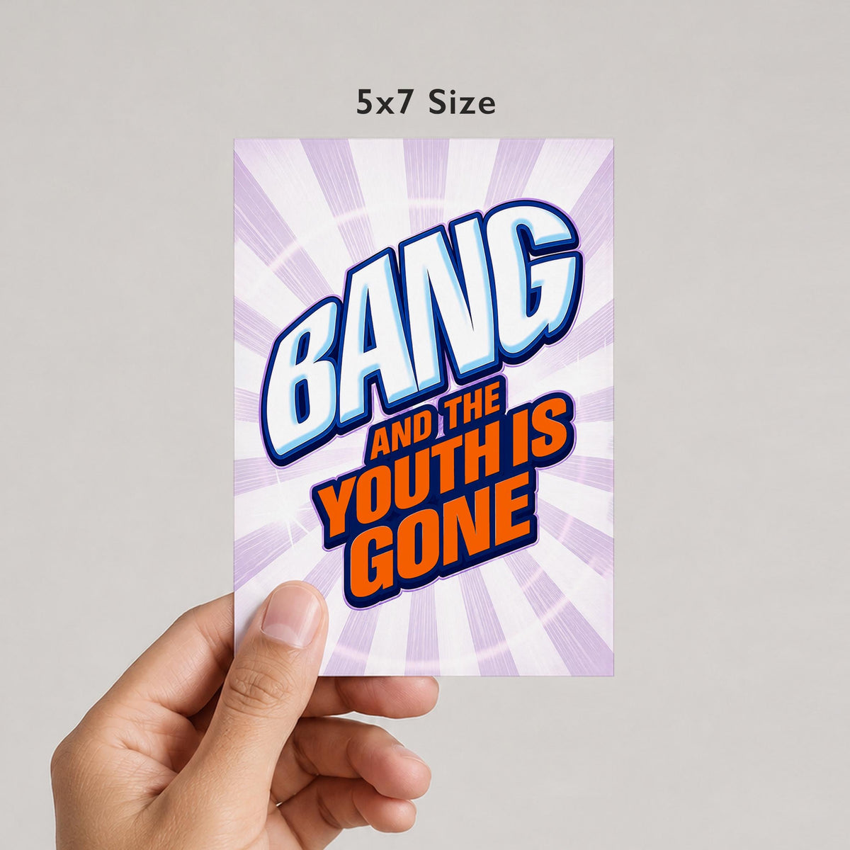 Bang And The Youth Is Gone Birthday Card - image 3