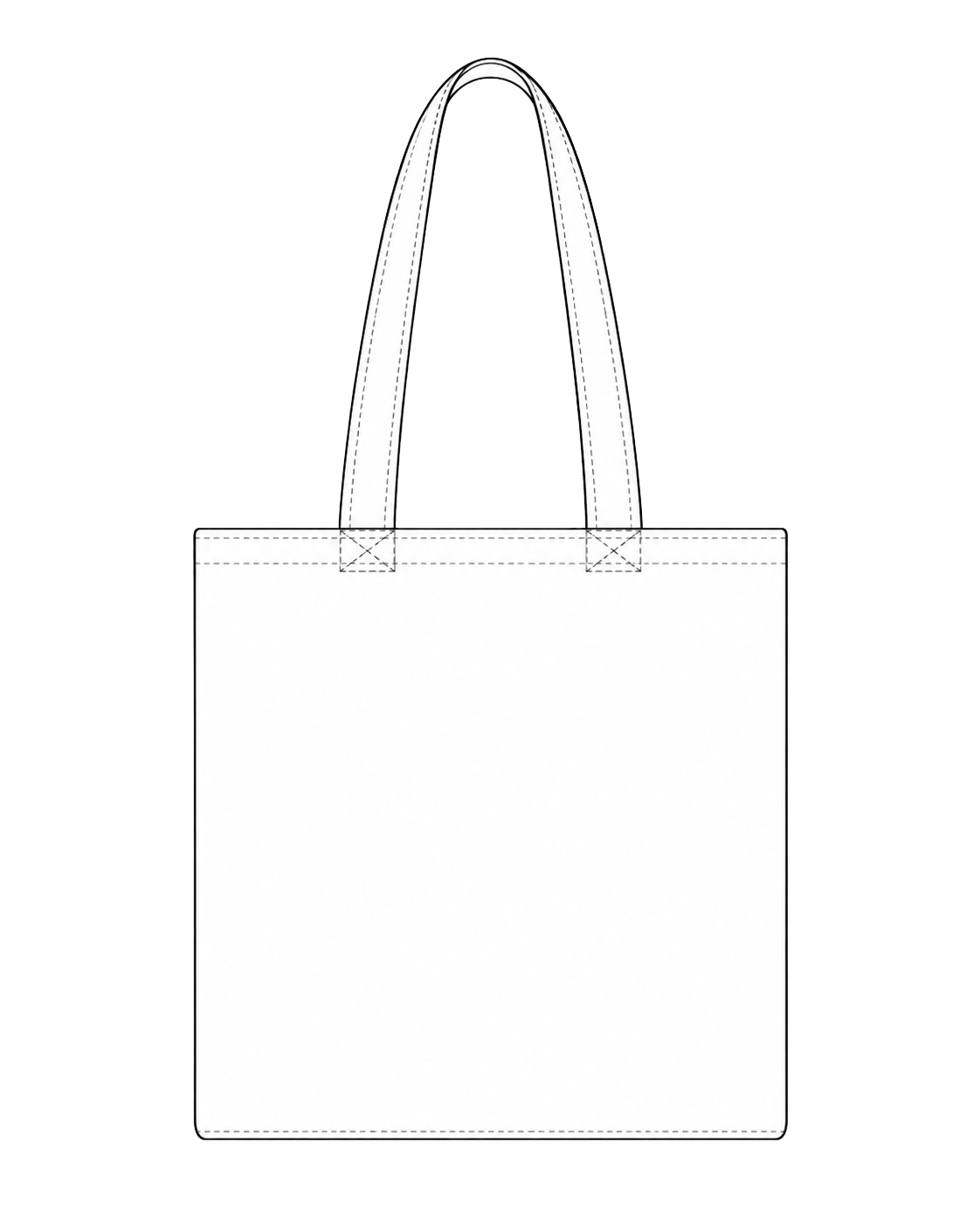 Nutshell recycled cotton canvas tote bag